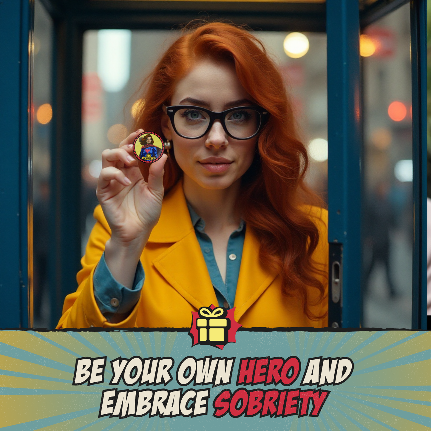 Superpower Recovery Affirmation Coin