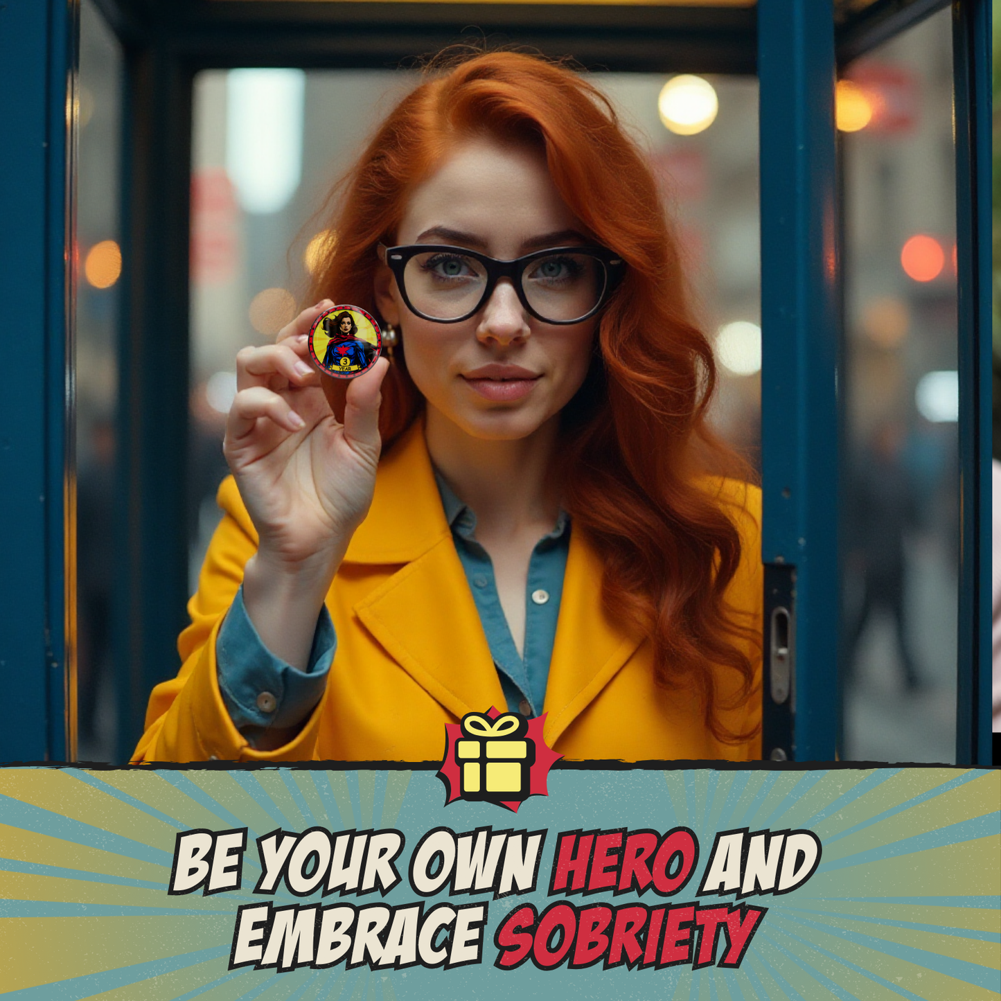 Superpower Recovery Affirmation Coin