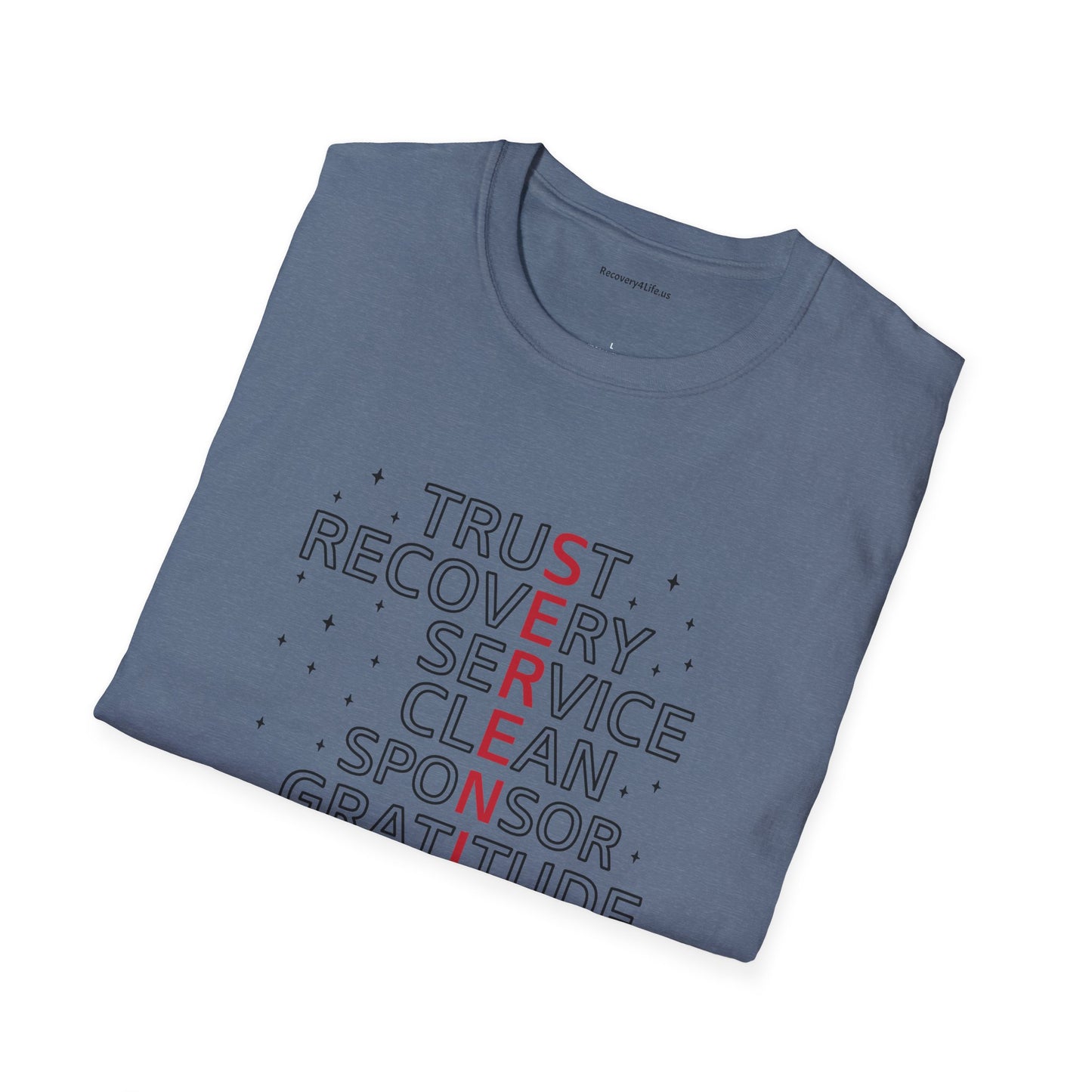 Unisex Softstyle T-Shirt - Trust, Recovery, Service, Unity