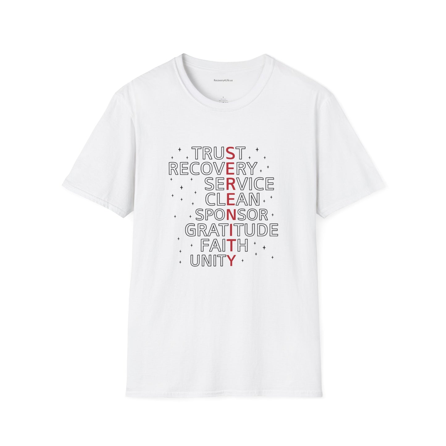 Unisex Softstyle T-Shirt - Trust, Recovery, Service, Unity