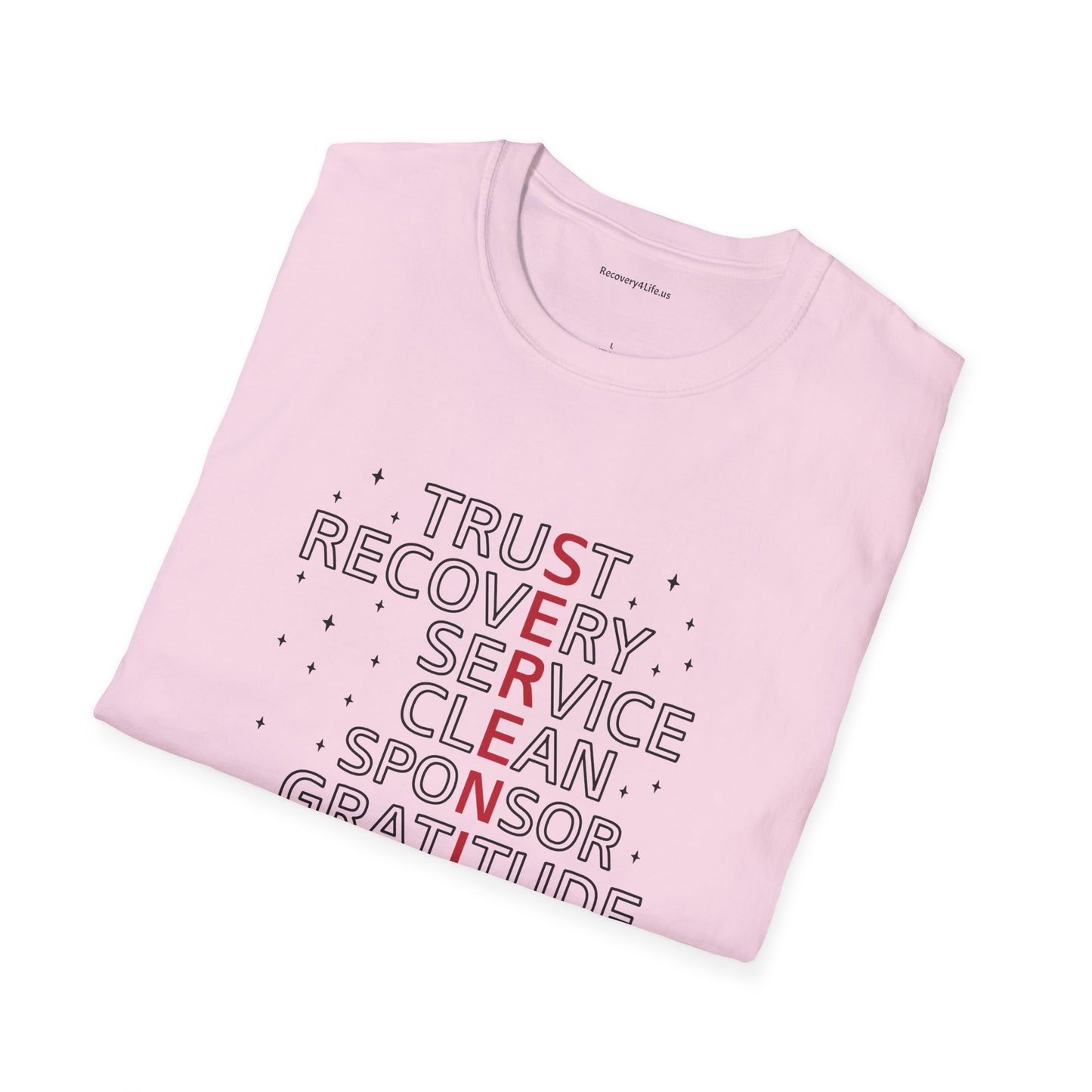 Unisex Softstyle T-Shirt - Trust, Recovery, Service, Unity