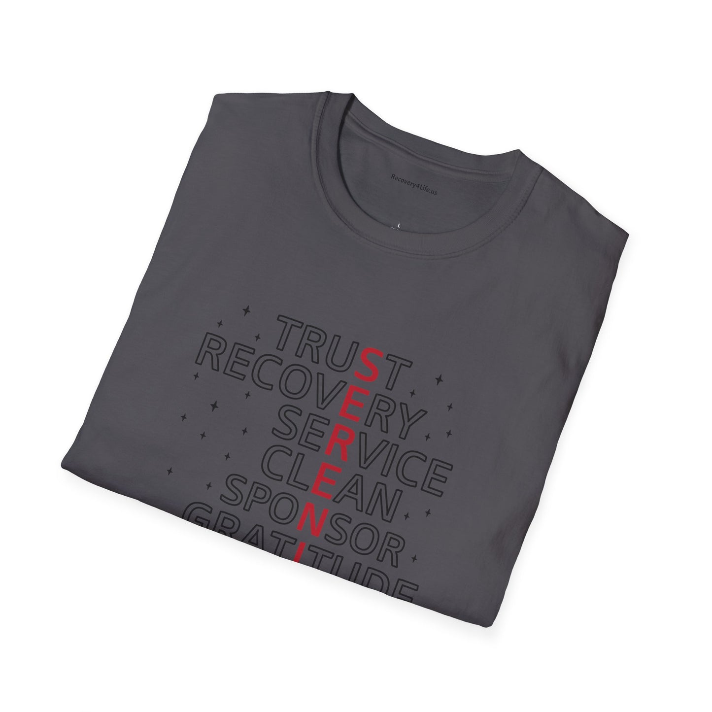 Unisex Softstyle T-Shirt - Trust, Recovery, Service, Unity