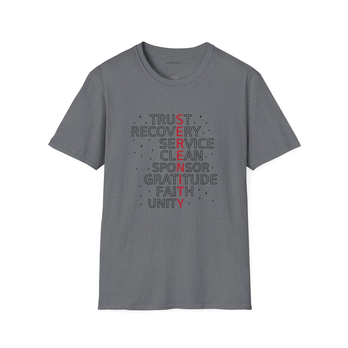 Unisex Softstyle T-Shirt - Trust, Recovery, Service, Unity