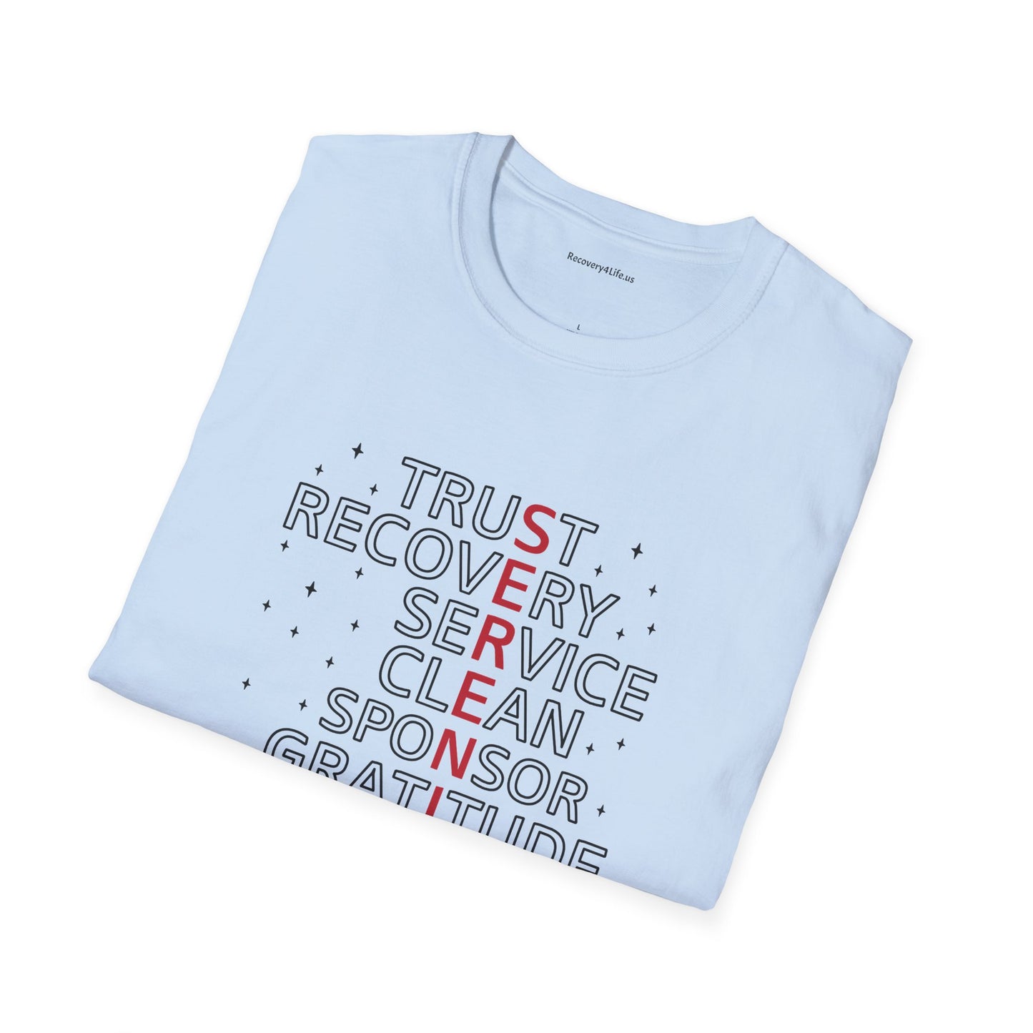 Unisex Softstyle T-Shirt - Trust, Recovery, Service, Unity