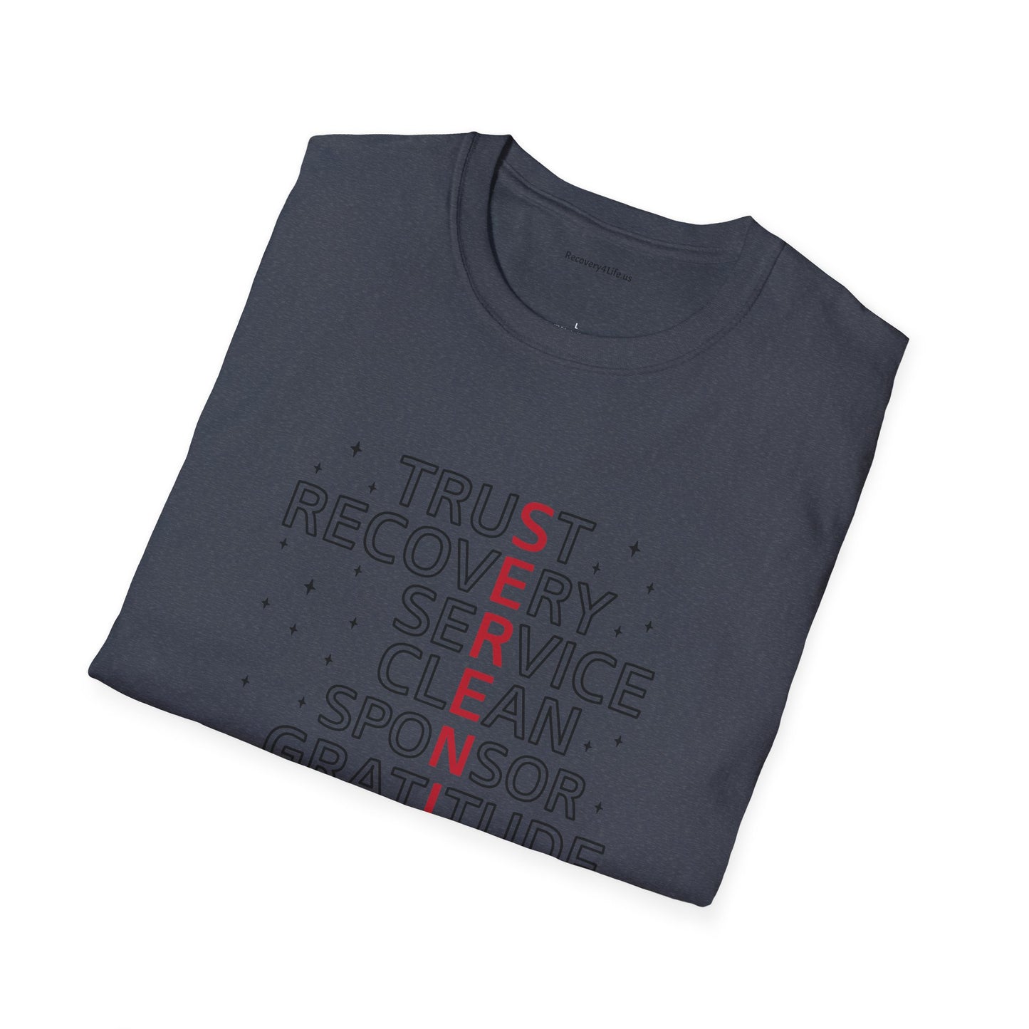 Unisex Softstyle T-Shirt - Trust, Recovery, Service, Unity