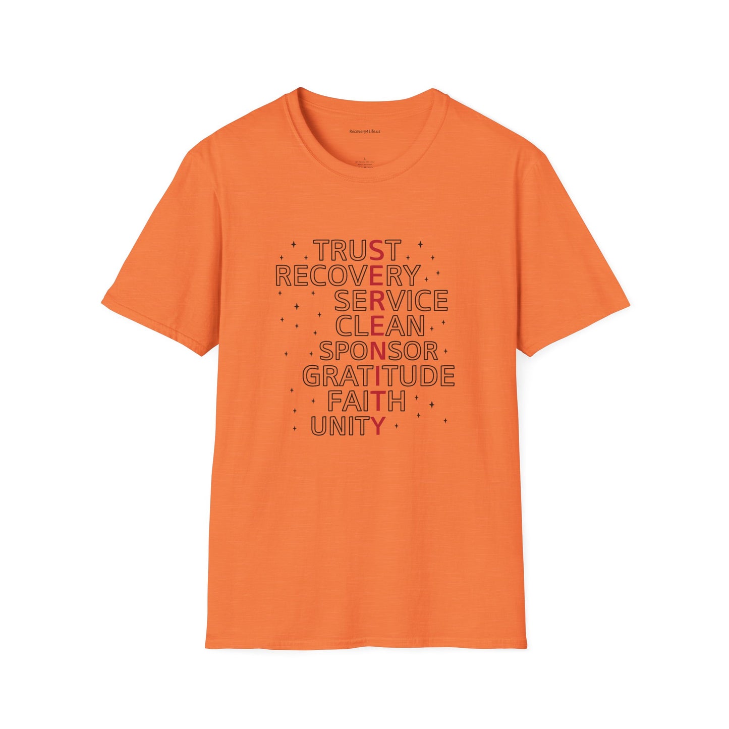 Unisex Softstyle T-Shirt - Trust, Recovery, Service, Unity