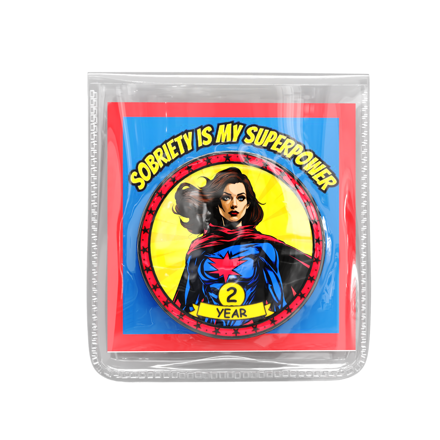 Superpower Recovery Affirmation Coin