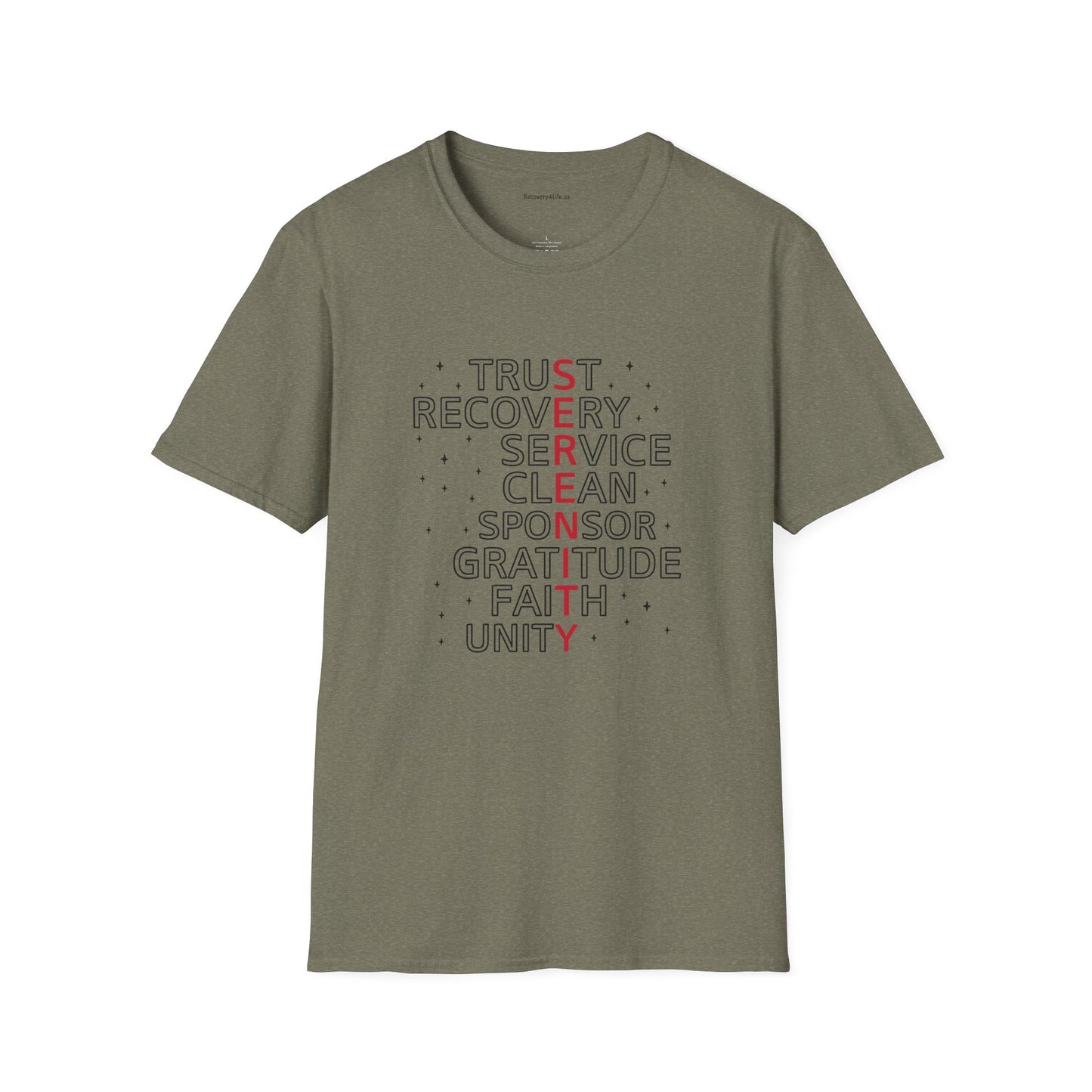 Unisex Softstyle T-Shirt - Trust, Recovery, Service, Unity