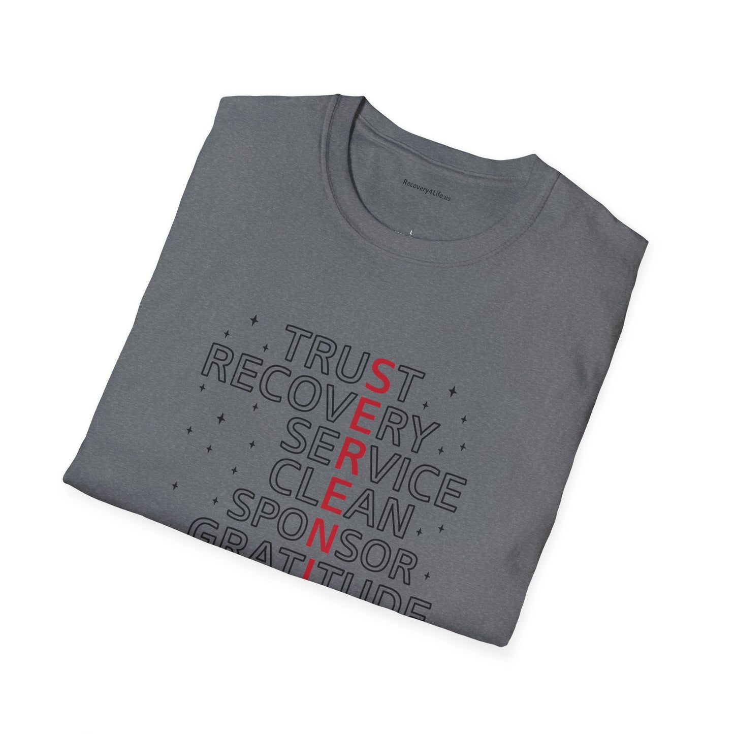 Unisex Softstyle T-Shirt - Trust, Recovery, Service, Unity