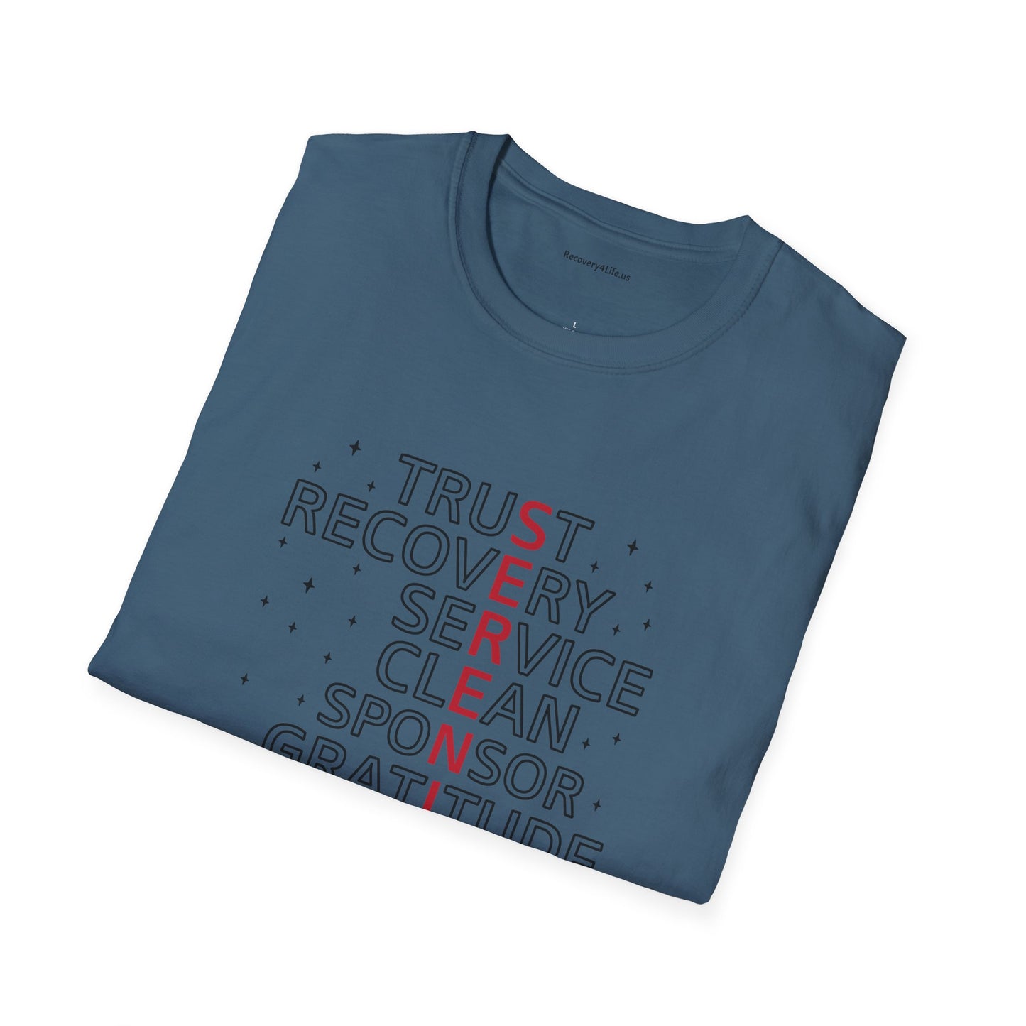 Unisex Softstyle T-Shirt - Trust, Recovery, Service, Unity