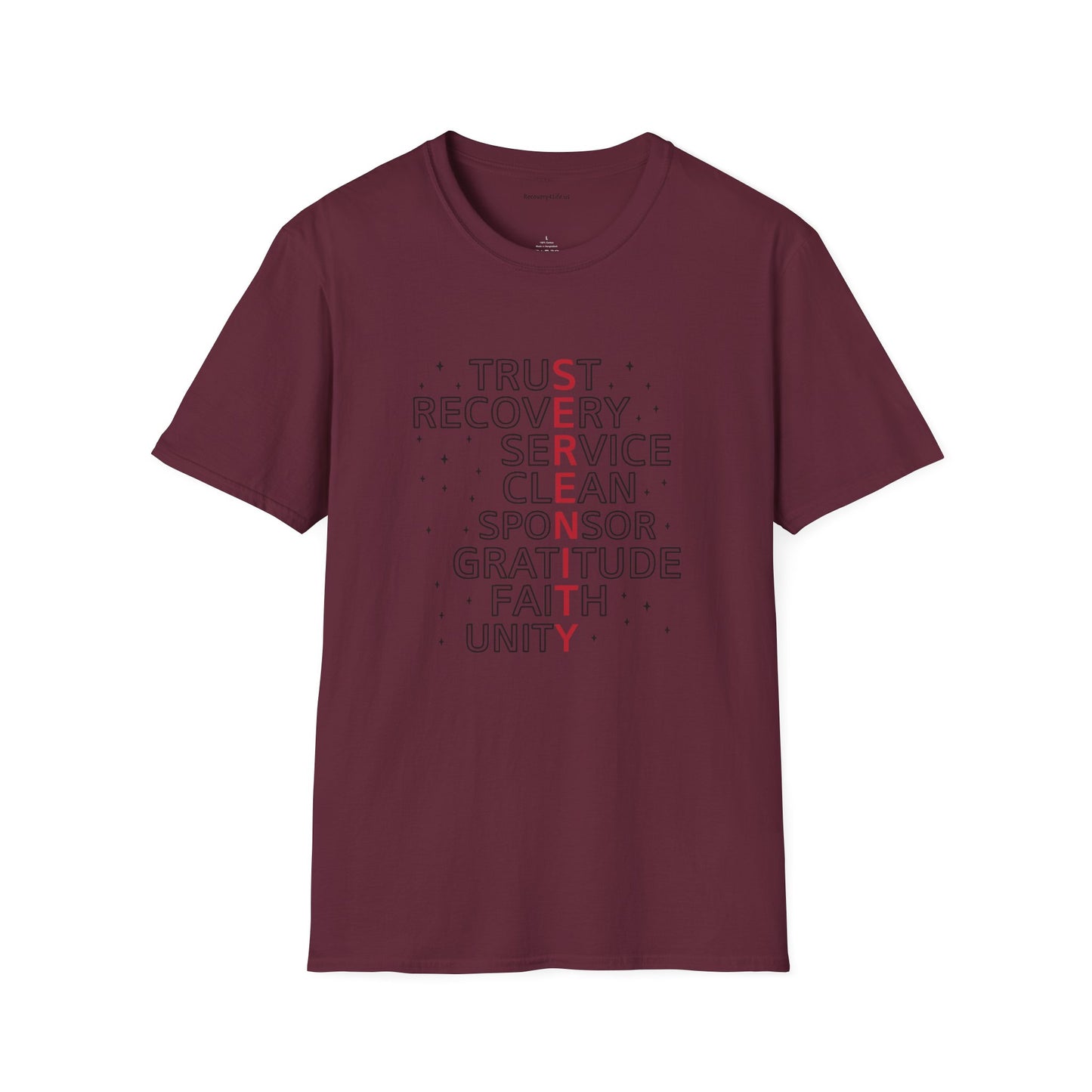 Unisex Softstyle T-Shirt - Trust, Recovery, Service, Unity
