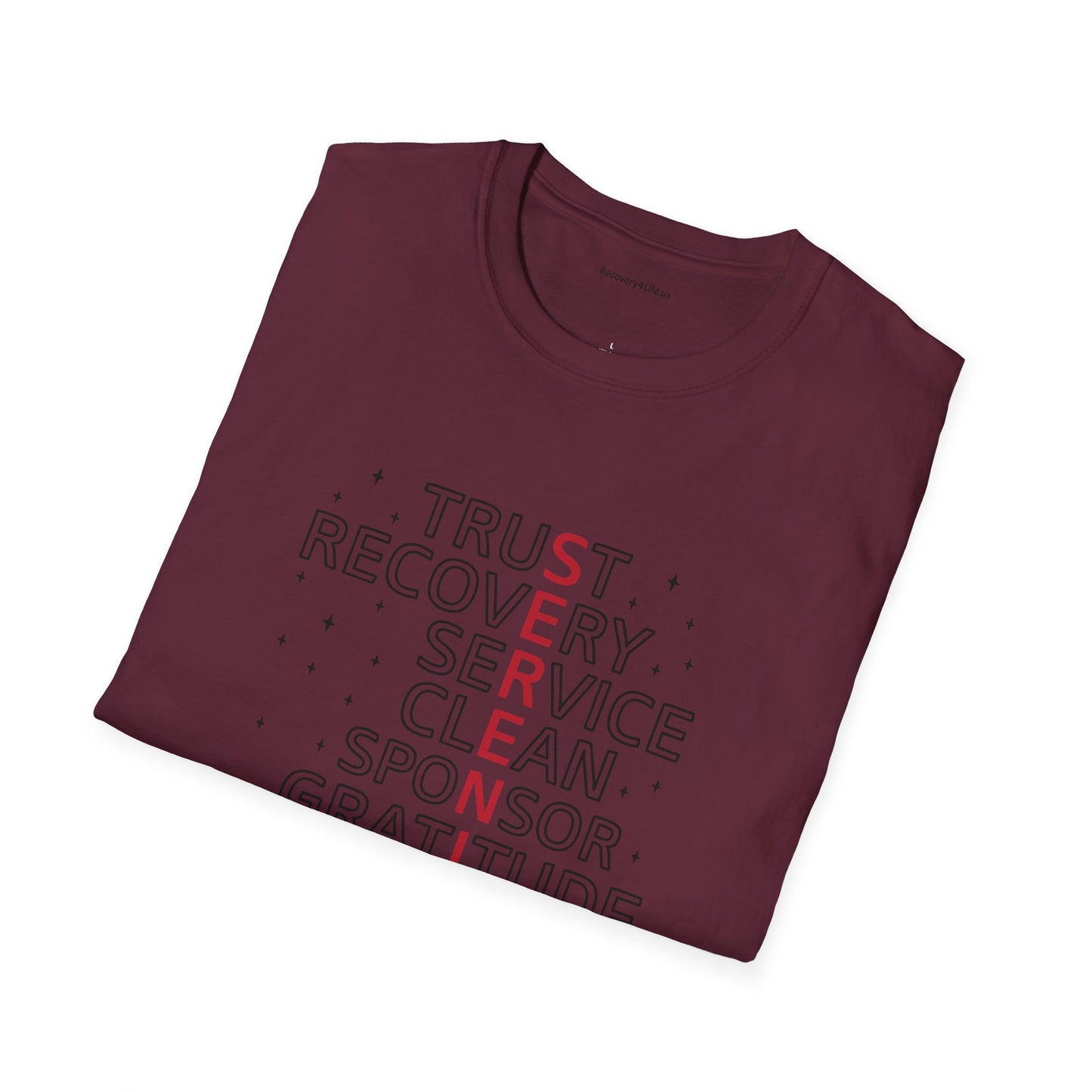 Unisex Softstyle T-Shirt - Trust, Recovery, Service, Unity