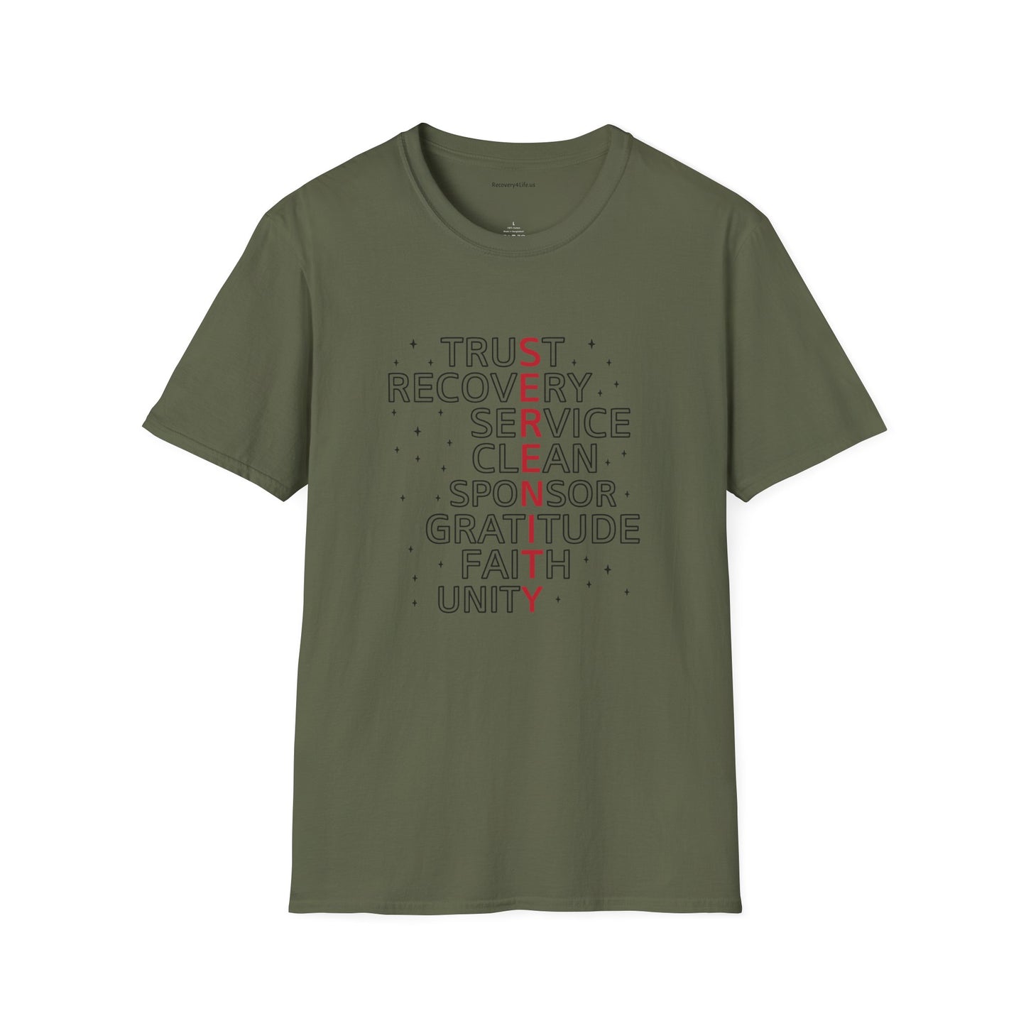 Unisex Softstyle T-Shirt - Trust, Recovery, Service, Unity