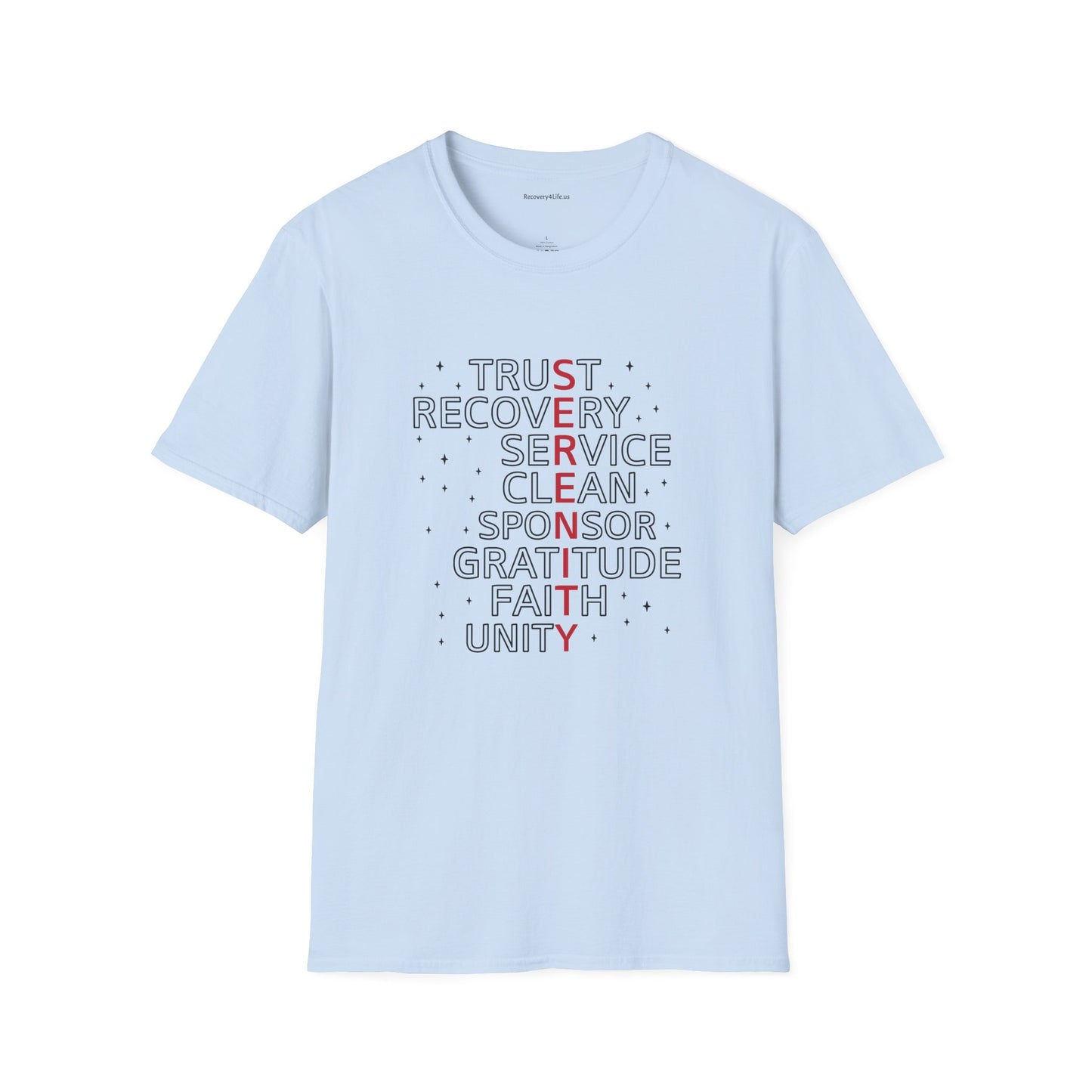 Unisex Softstyle T-Shirt - Trust, Recovery, Service, Unity