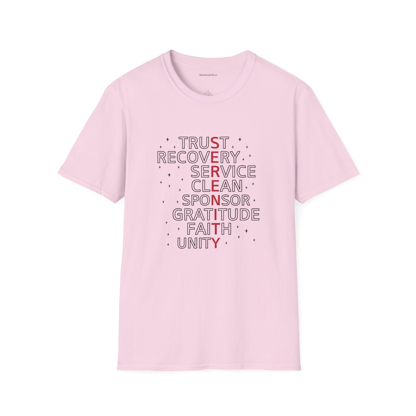 Unisex Softstyle T-Shirt - Trust, Recovery, Service, Unity