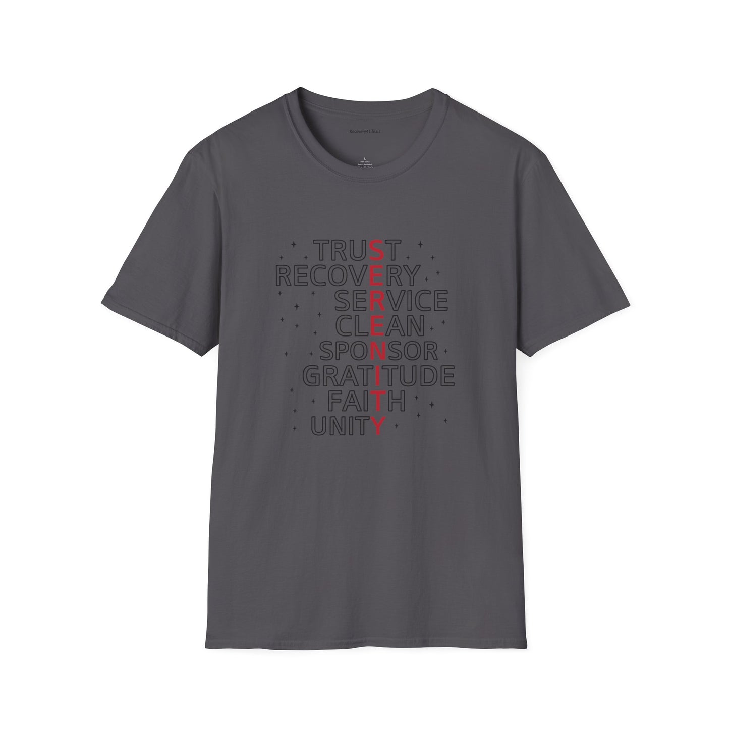 Unisex Softstyle T-Shirt - Trust, Recovery, Service, Unity