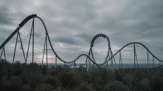 Roller coaster metaphor for early sobriety