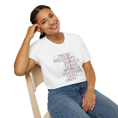 Unisex Softstyle T-Shirt - Trust, Recovery, Service, Unity
