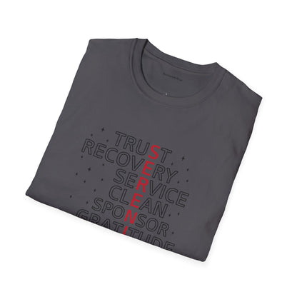 Unisex Softstyle T-Shirt - Trust, Recovery, Service, Unity