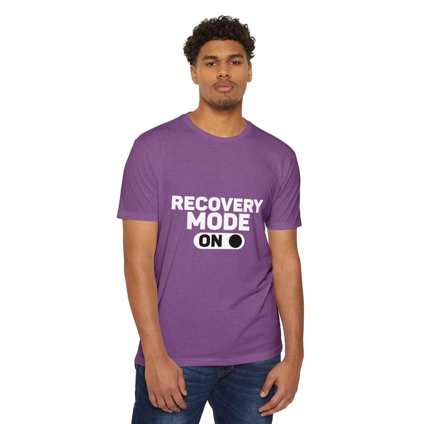 Recovery Mode Unisex CVC Jersey T-Shirt - Relaxed Fit, Casual Wear